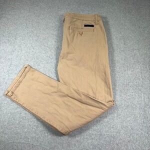 Southpole Flex Khaki Pants Mens Fits 34x28 Tan Straight Leg Casual Skater